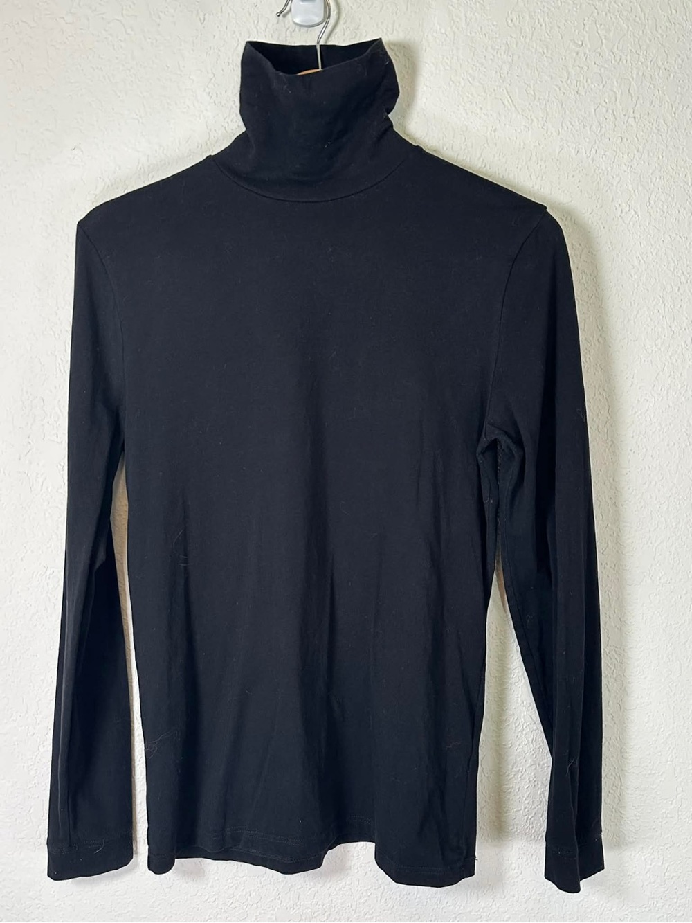 Topman Black Turtleneck Long Sleeve Top